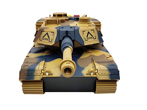 Image of Friction Powered Indian Assault Army Battle Tank Toy with Light, Music and Sound Effects for Kids Above 3+ Years Old Boys and Girls, Best Gift for Kids & Children (Multicolor), (Pack of 1)