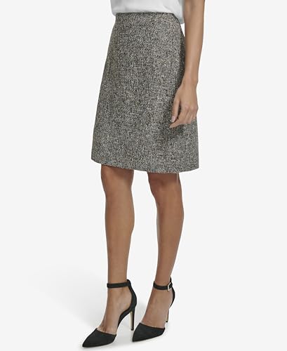 Image of Calvin Klein Womens Centerback Zipper Velvet Wear to Work Suits Skirt