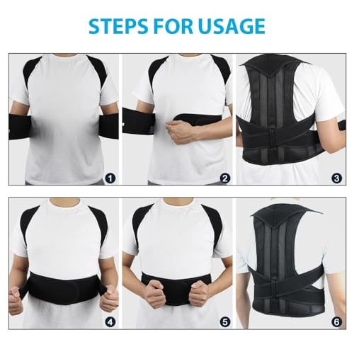 Ceinture correction bossue et décompression vertébrale dos réglable - 6