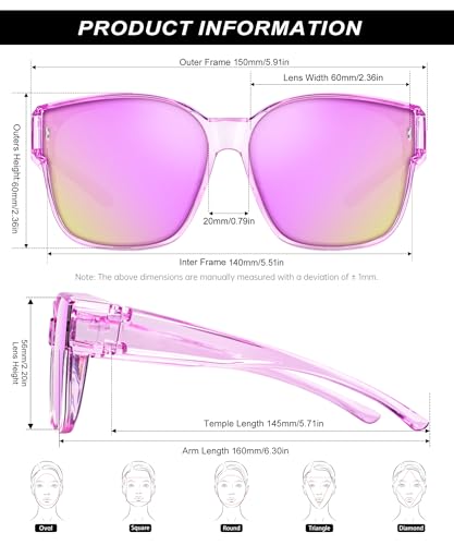 Sunglasses for Women Trendy: Classic Sun Glasses for Driving Travel4