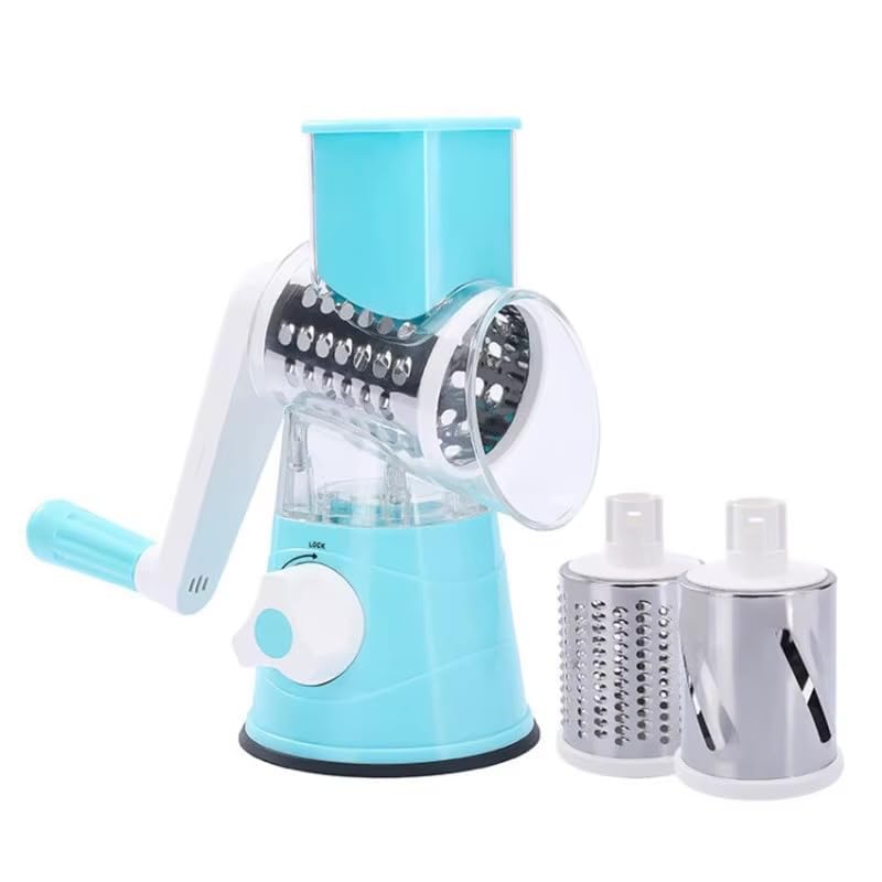 Rallador con 3 cuchillas, herramienta de cocina esencial para una preparación eficiente de alimentos