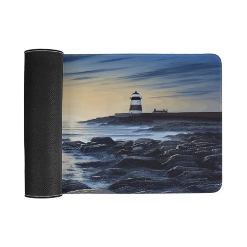 The Seaside Lighthouse Desk Pad 12x24 inch miniatura 5