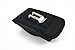 Reiko Vertical Rugged Pouch with Buckle Clip in Black (6.1X3.2X0.7 Inches)