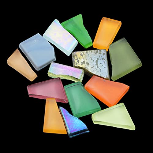 Mosaic Tiles Fmhxg 100G 0.5X2Cm Assorted Colors Rectangle Crystal Glass Mosaic For Home Decoration Crafts Supply Diy Art Projects, Shaped Ceramic, Crystal Mosaic #TOP1