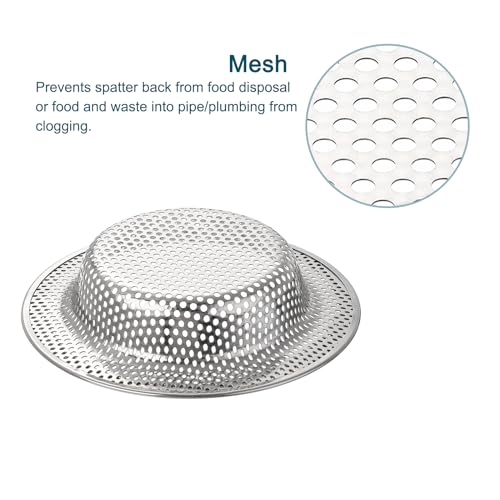Colador para fregadero de cocina acero inoxidable 4.33" miniatura 3
