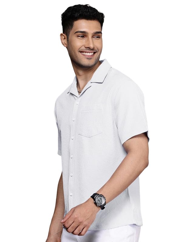 Image of Tee Projekt Fashion Textured Shirts for Men||Regular Fit Casual Shirt for Men||Fancy Shirt