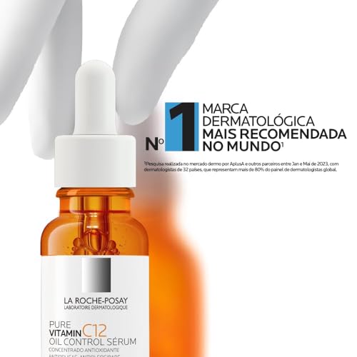 La Roche-Posay, Sérum Antirrugas para Peles Oleosas, Pure Vitamin C12 Oil Control, 15ML