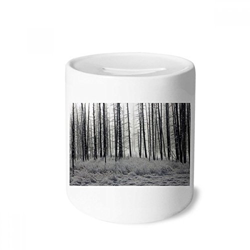 Arbres de neige tirelire en céramique pour décorer la chambre des enfants