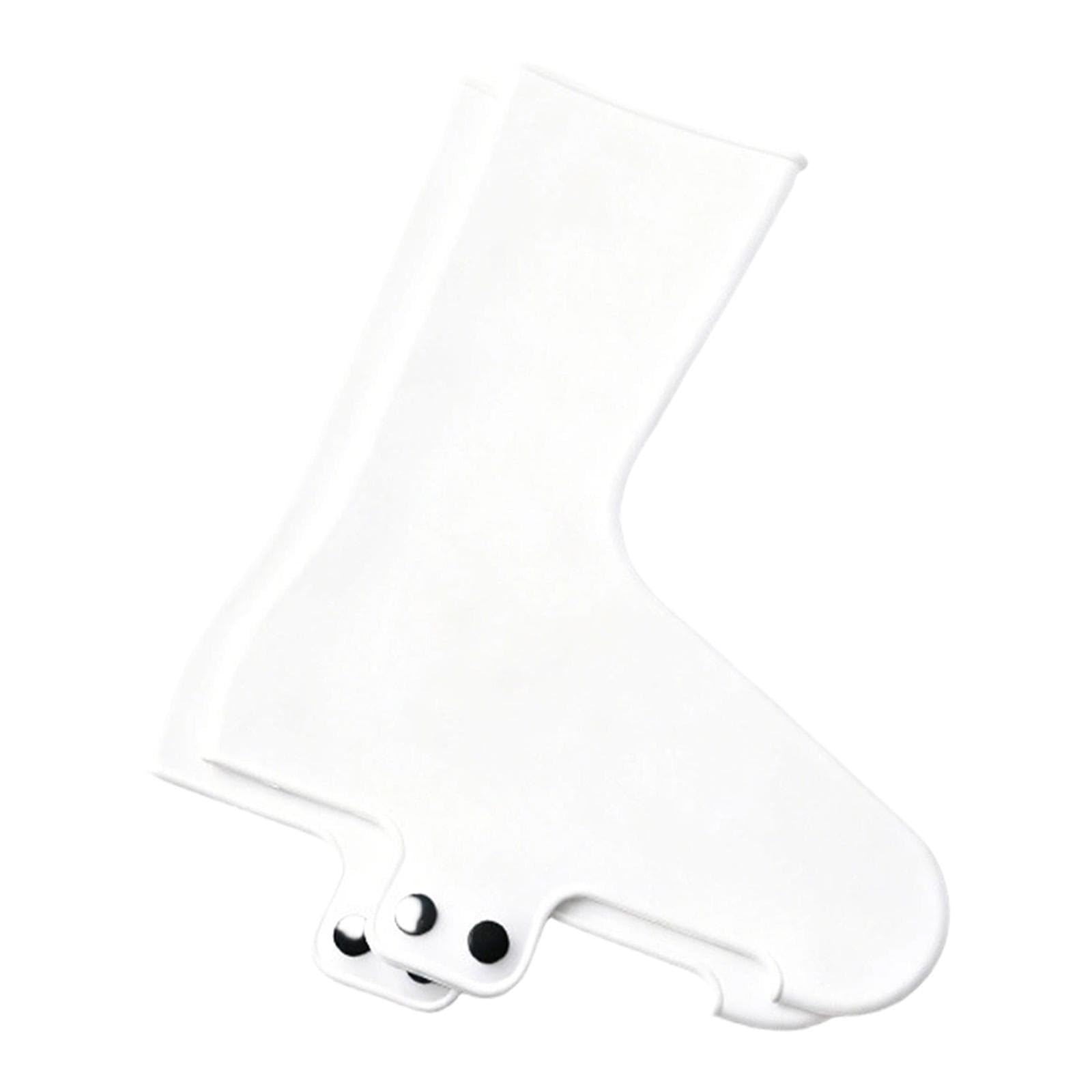 perfeclan Surchaussures de vélo, couvre-chaussures anti-friction, protection anti-adhérente, surchaussures de vélo pour adultes, pour le cyclisme en extérieur, White S