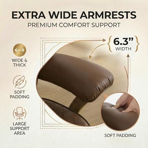 Luxury executive leather office chair