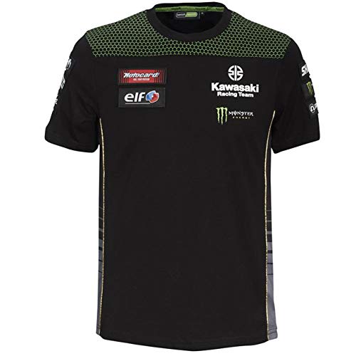 Kawasaki WSBK - Camiseta negro y verde XXXL