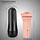 24cm Wiederverwendbare Masturbationshilfe Masturbieren für Männer Sex Spielzeug für die Männer Masturbator Cup Spielzeug Masturbatoren Taschenmuschi 3D Realistisch Pocket Pussy Blowjob Penis Sex Toys