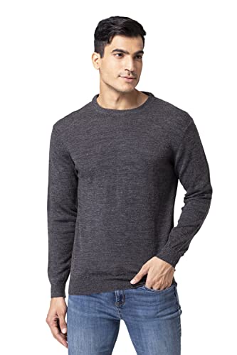 Image of Allen Cooper Solid Sweater for Men