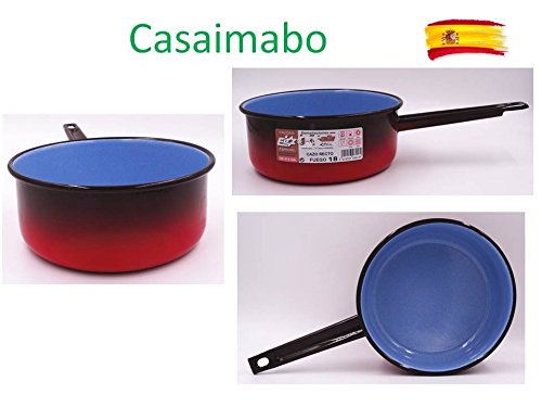 Casaimabo - Esmaltaciones la Estrella Fuego - cazo Recto, 18 cm,