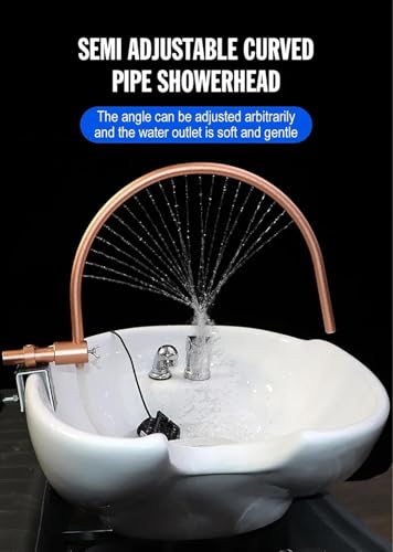 Head Spa Water Circulation Rack, Japanese Head Spa Equipment,Shower Shampoo Bowl Waterfall Head Spa Accessories for Salon & Beauty, 21 Water Outlet Holes - Image 3