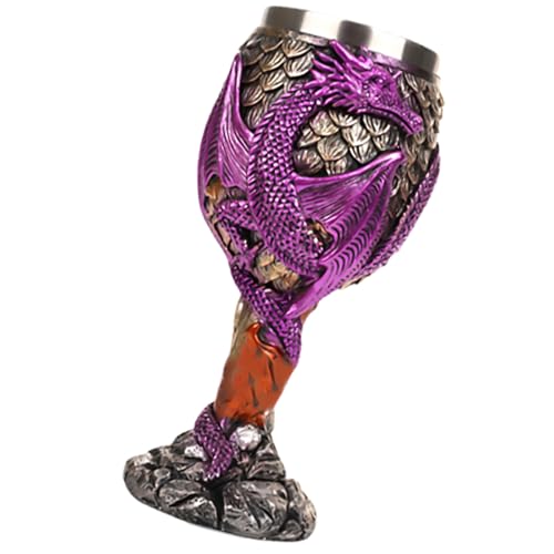 Verre à vin Dragon en résine le cadeau idéal pour amateur de fantasy et de mythologie