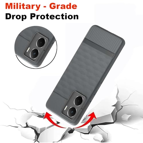 Image of Shockproof Case for Realme P3 5G | Full Camera Protection | TPU Flexible Back Cover for Realme P3 5G (Graphite Grey)