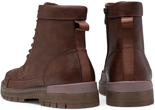 Image of Jousen Mens Boots Casual Motorcycle Boot for Men Chukka Zipper Combat Botas Para Hombre Fashion