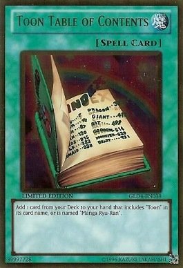 Amazon.co.jp: M05 GLD4-1209 遊戯王 英語版 GLD4-EN039 Toon Table of