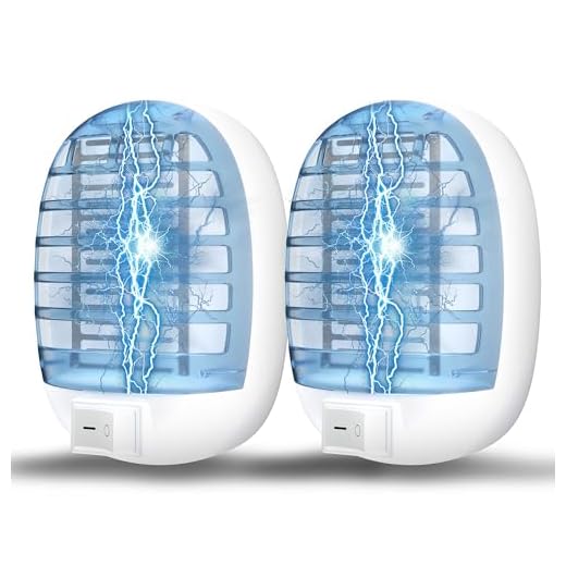 Indoor Bug Zappers, Fly Traps for Indoors, Insect Traps for Home Mosquito Killer for Kids & Pets, Home, Kitchen, Bedroom, Baby Room, Office (2 Packs)
