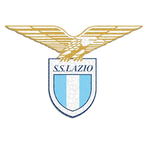 Iconic Puzzles, Lazio Logo Official Product Wooden Puzzle for Adults and Children 100% Sustainable Wood, Size S 150 Pieces - Image 3
