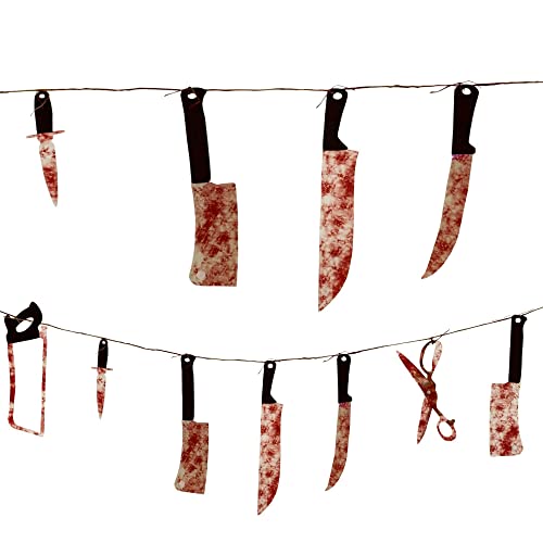 Amscan Bloody Weapon Garland - 7.5', 1 Pc