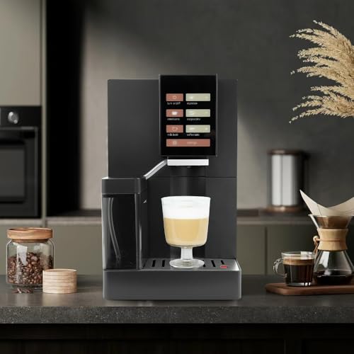 Mcilpoog Machine à Café Expresso Automatique R3, Machine à Cappuccino avec Mousseur à Lait, Écran Tactile, Double Tasse, Pour Maison et Bureau, Blanc – Image 5