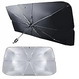 Car Windshield Sun Shade Umbrella for Audi TTRS FV/8S TT-RS Coupé/Roadster 2018-2022 2023 2024 Front Windscreen Sun Shade Protector Foldable Auto Sun Shield Cover