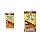 Howard RF8 Cherry & RF4008 Walnut Restor-A-Finish Wood Refinishing Kit, 8 Fluid Ounces Each