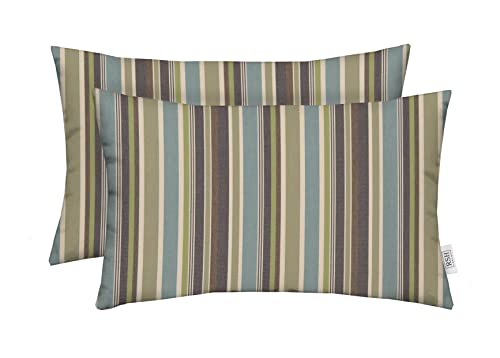 RSH DECOR: Sunbrella Lumbar Throw Pillows Set of 2 | 20