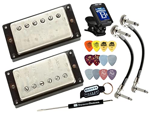 Seymour Duncan Antiquity Matched Humbucker Pickup Set 11018-05-NC with True Tune Tuner, Dunlop Care Kit, Picks