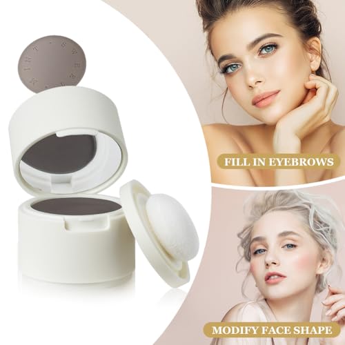 Instantly Hairline Powder, Hair Root Touch Up Powder Conceal Receding Hairline, Windproof&Sweatproof Hair Root Concealer - Image 3