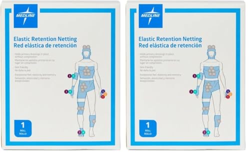 Medline Stretch Tubular Elastic Dressing Retention Net, Size 1, (6