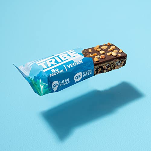 TRIBE Triple Decker Protein Bars - Choc Peanut - Great-Tasting Natural Plant Energy - Vegan, Gluten & Dairy Free Bar (12 x 40g) - Image 5