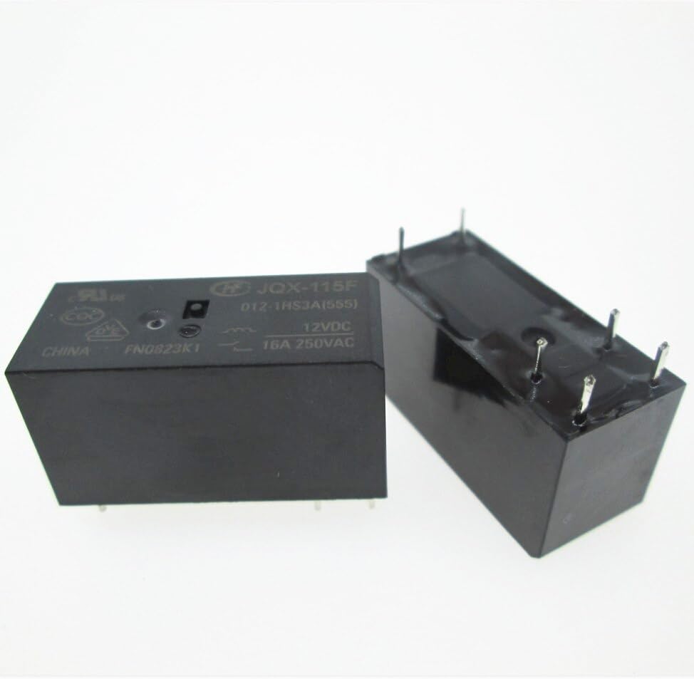 Relais 12 V JQX-115F-012-1HS3 tension CC commutateur 16A pour circuit imprimé