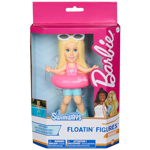 SwimWays Barbie Floatin Figure Pool Toy for Ages 3+