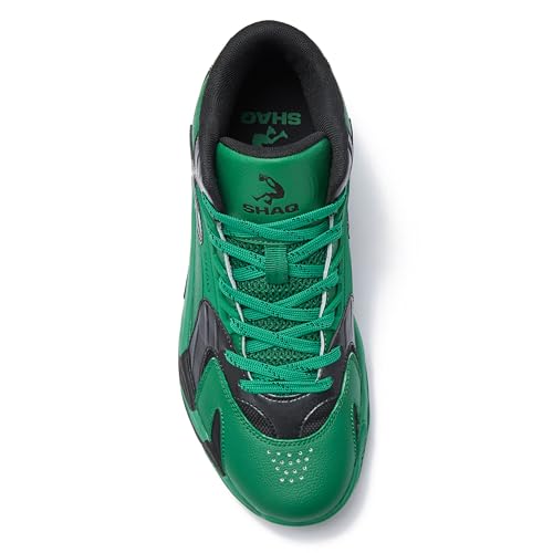 Image of SHAQ Devastator High Top Basketball Shoes for Men, Indoor or Outdoor Court Basketball Mens Sneakers - Black, White, Green, Blue, Orange or Red Size 8 to 15