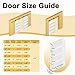 JUJUBON Paintable 30in x 84in Barn Door with 6FT Hardware Kit Included, Solid MDF Wood 4-Shelf Storage Shelves Style Sliding Barn Door, Easy Install, Interior Kitchen Pantry Bathroom Home Office Door