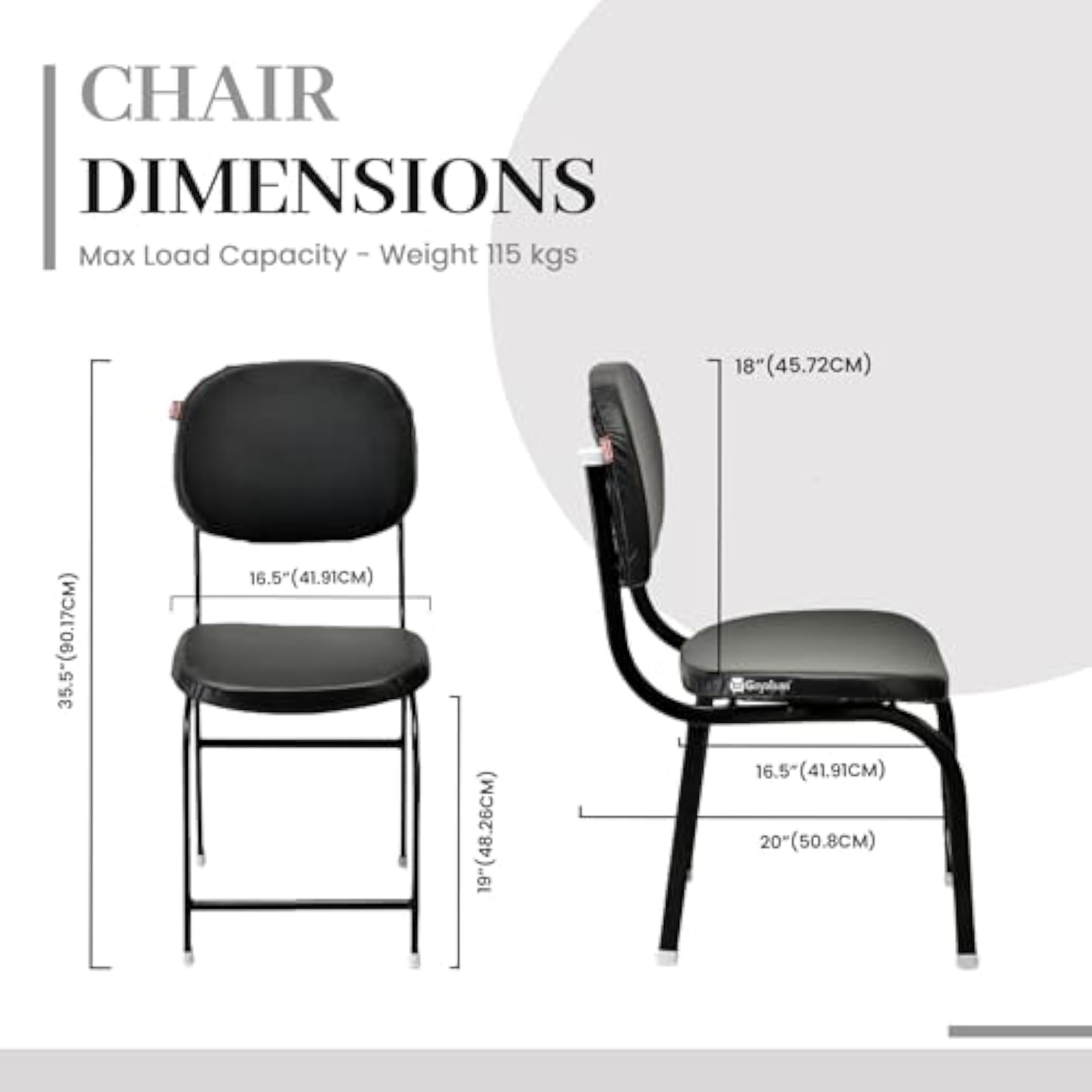 Stylish Executive Student Stool with Back Support