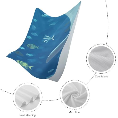 Serviette de camping compacte dauphin pour ne plus encombrer votre sac