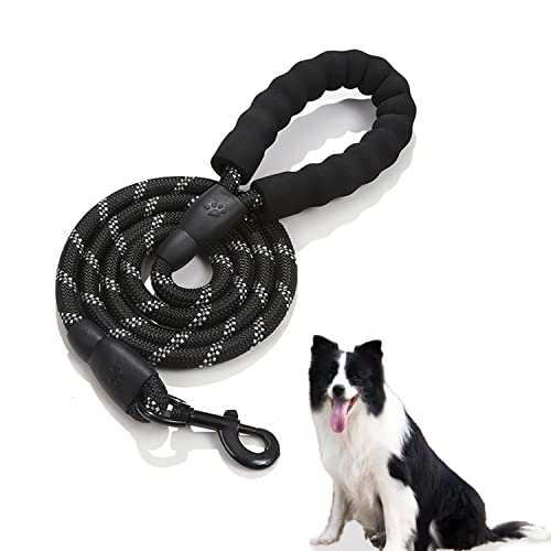 Correas para Perros, Correas para Perro Duradera de 1.5M con Mango Acolchado Suave y Hilos Altamente Reflectantes para pequeños, medianos y Perros Grandes, Adecuado para Adiestramiento,Correr ect Cover