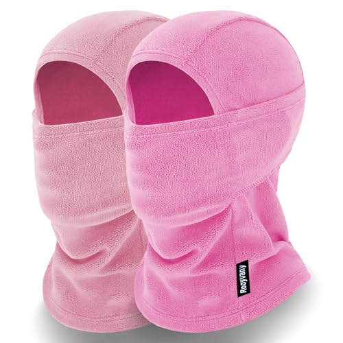 Kids Fleece Balaclava Ski Mask for Boys Girls, Thermal Lightweight Windproof Face Mask for Winter Activities