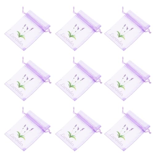 20 bolsas de organza violeta para fragancia de 5g miniatura 1