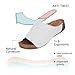 Damping Sole Upgradation Stretch Lightweight Sandals, Orthopedic Arch Support Flat Slip, Women Flat Sandals (brown,38)