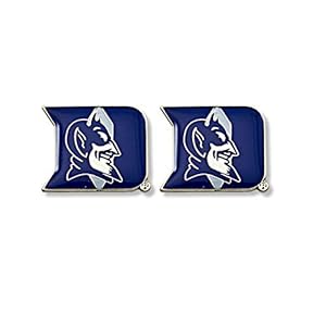 NCAA Duke Blue Devils Team Post Earrings,Silver