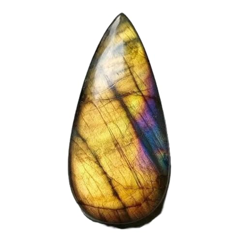 Cabochon de labradorite naturelle poire pour remplacer ou créer un pendentif