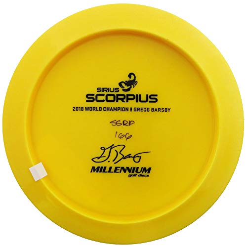 Millennium Gregg Barsby Signature Bottom Stamp Sirius Scorpius Driver Golf Disc [Colors May Vary] - 160-164g