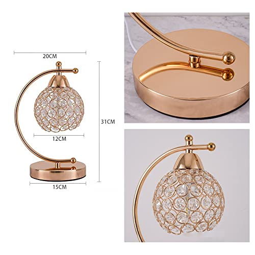 Lampada da tavolo moderna in cristallo, Lampada da...