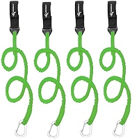 Laisse élastique de Pagaie de Kayak de 120cm Canoë Dériveur Pagaies de