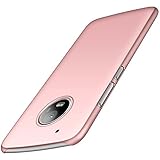 Anccer Moto G5 Plus Case [Colorful Series] [Ultra-Thin] [Anti-Drop] Premium Material Slim Ultra Thin Cover for Moto G5+ (Not fit for Moto G5S Plus)-Smooth Rose Gold